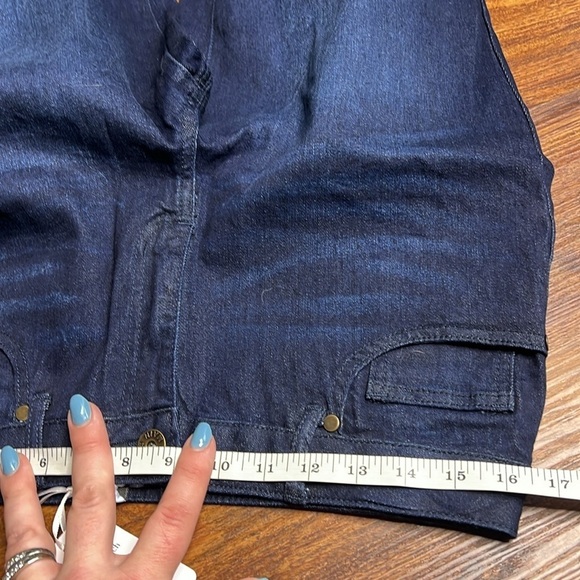 NWT Monroe & Main Dark Wash High Rise Flare Jeans - Picture 6 of 10